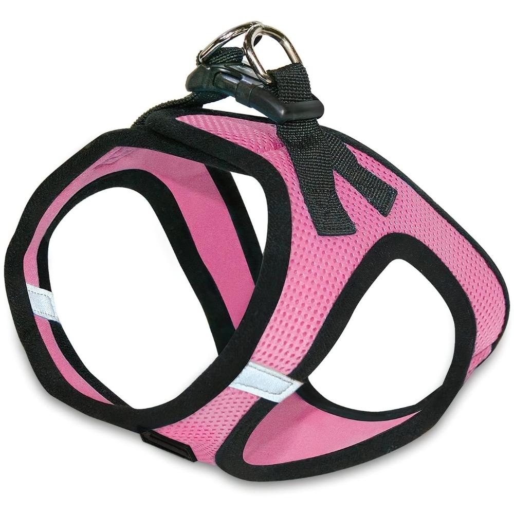 Multicolor Step-in Air Dog/Cat Harness (Size Medium) – All-Weather Mesh Step-in Vest Harness for Small and Medium Dogs and Cats